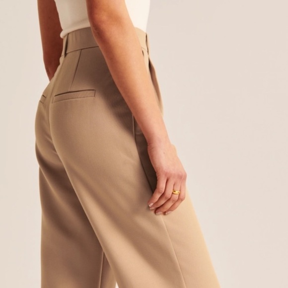 A&F Sloane Tailored Pant in Brown NWT Sz 27Short - Picture 3 of 5